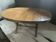 Vintage metal and ceramic table