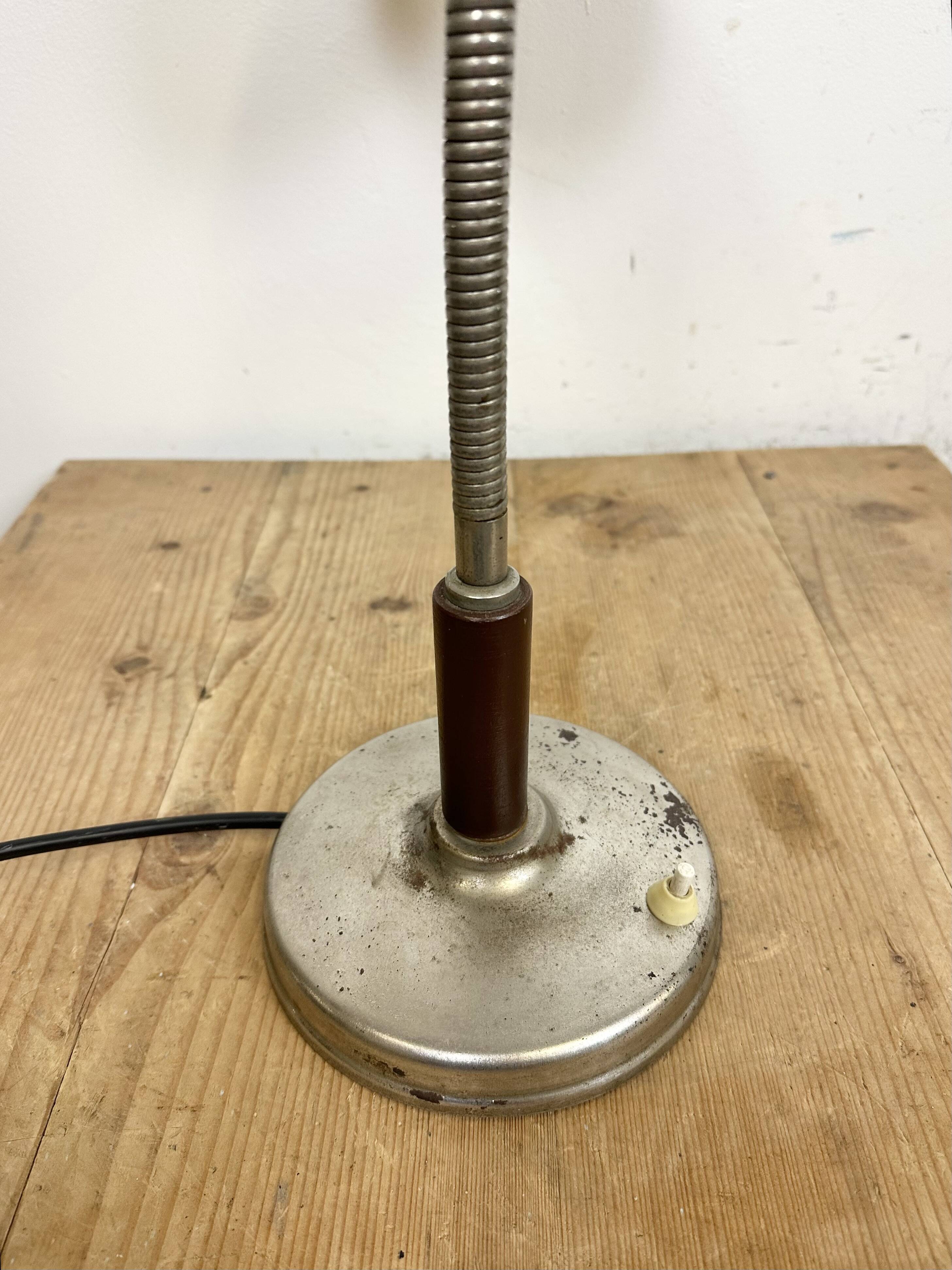 Vintage Gooseneck Table Lamp, 1950s