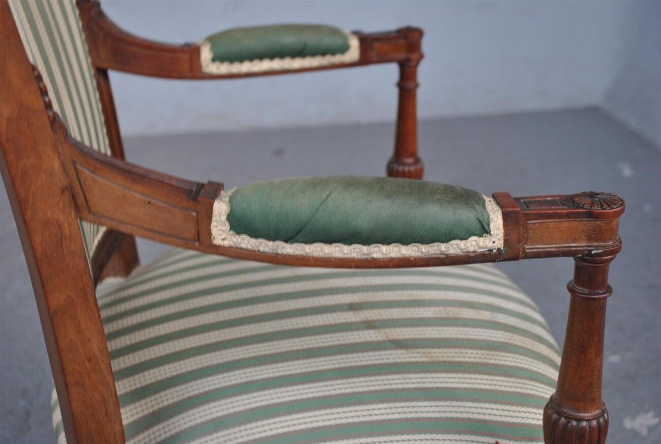 Pair of Louis XVI style chairs late XIXth
