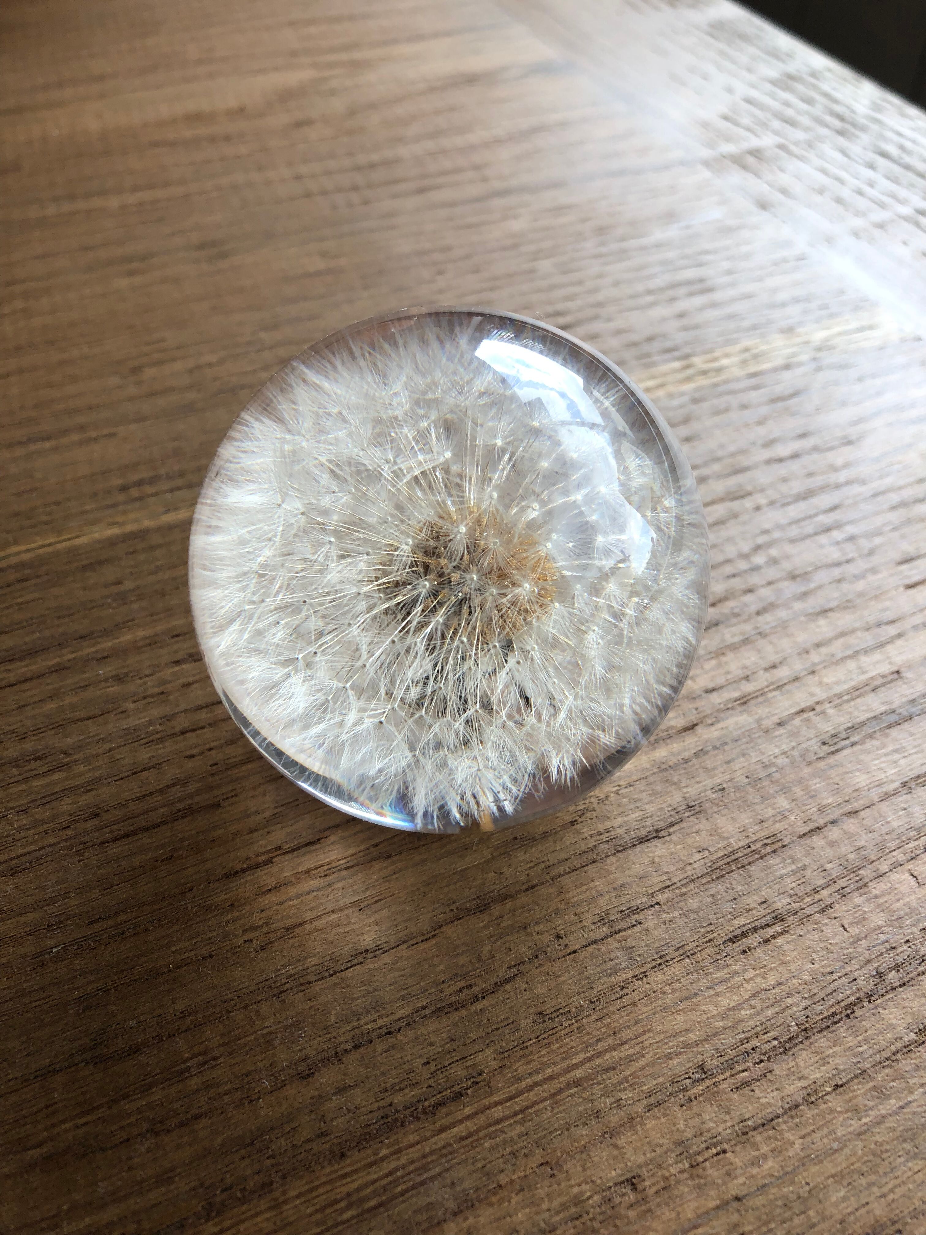 Decorative paper press, glass