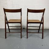 Lot folding chairs in canning