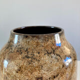 Marbled effect vase in Lunéville earthenware
