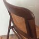 Folding chair caned from the 70s