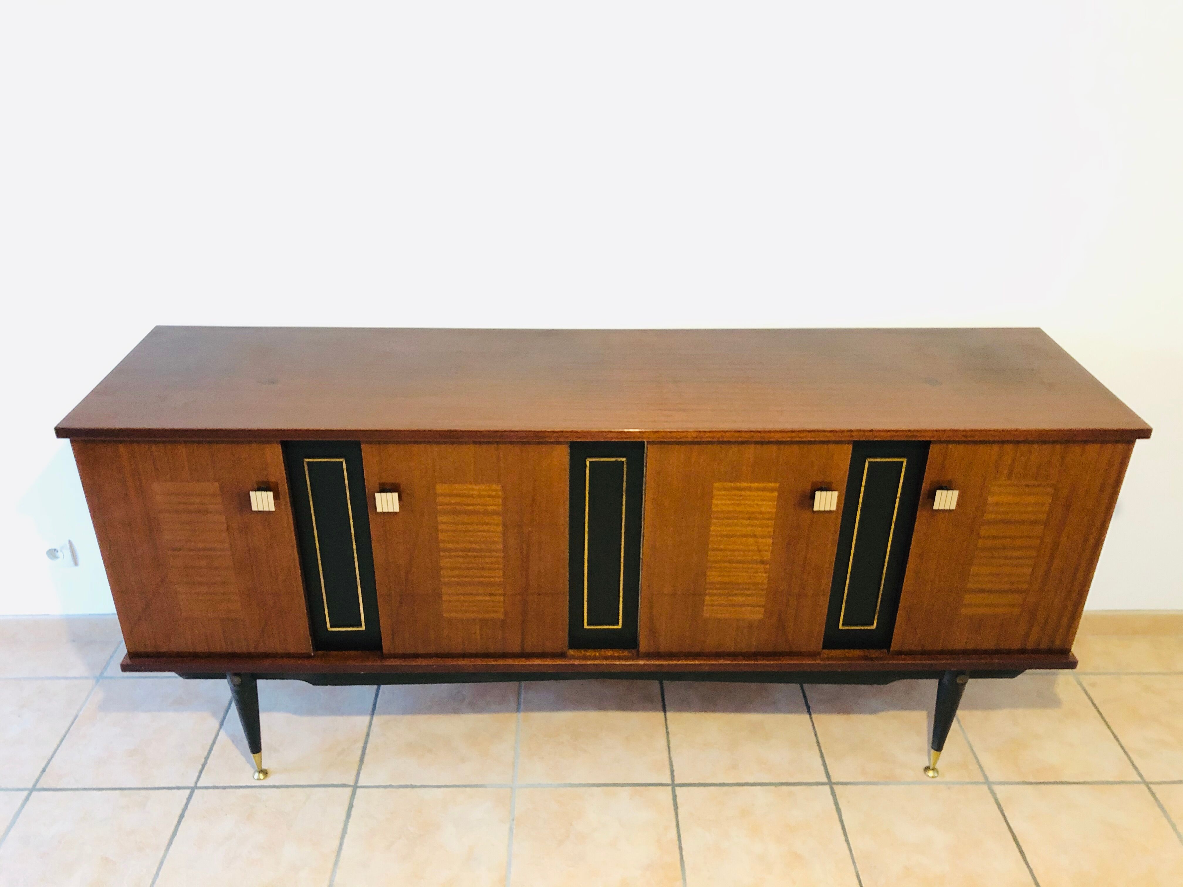 Vintage mahogany line by Unifa 1965