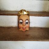 Masque de carnaval Reine-Sorcière en carton bouilli breveté SGDG
