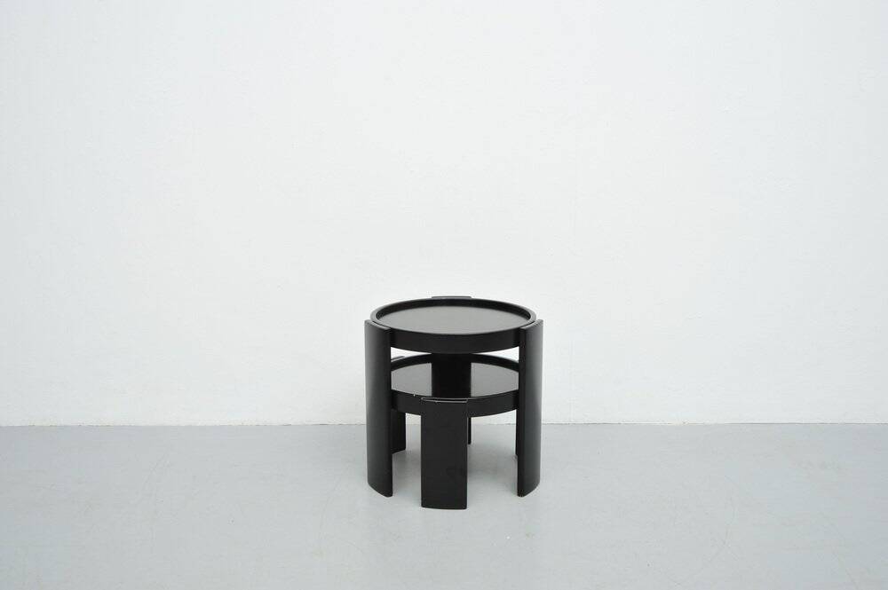 Set of 2 Model 780/783 tables by Gianfranco Frattini for Cassina, 1950s