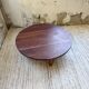 Table basse ronde tripode années 50