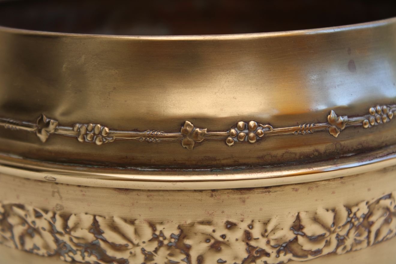 Golden pot cover