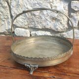 Plat en métal vintage