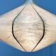 Modern mid-century Cocoon pendant lamp by Friedel Wauer for Goldkant Leuchten, 1960s.