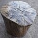 Big ottoman ottoman end of old wooden glass sofa