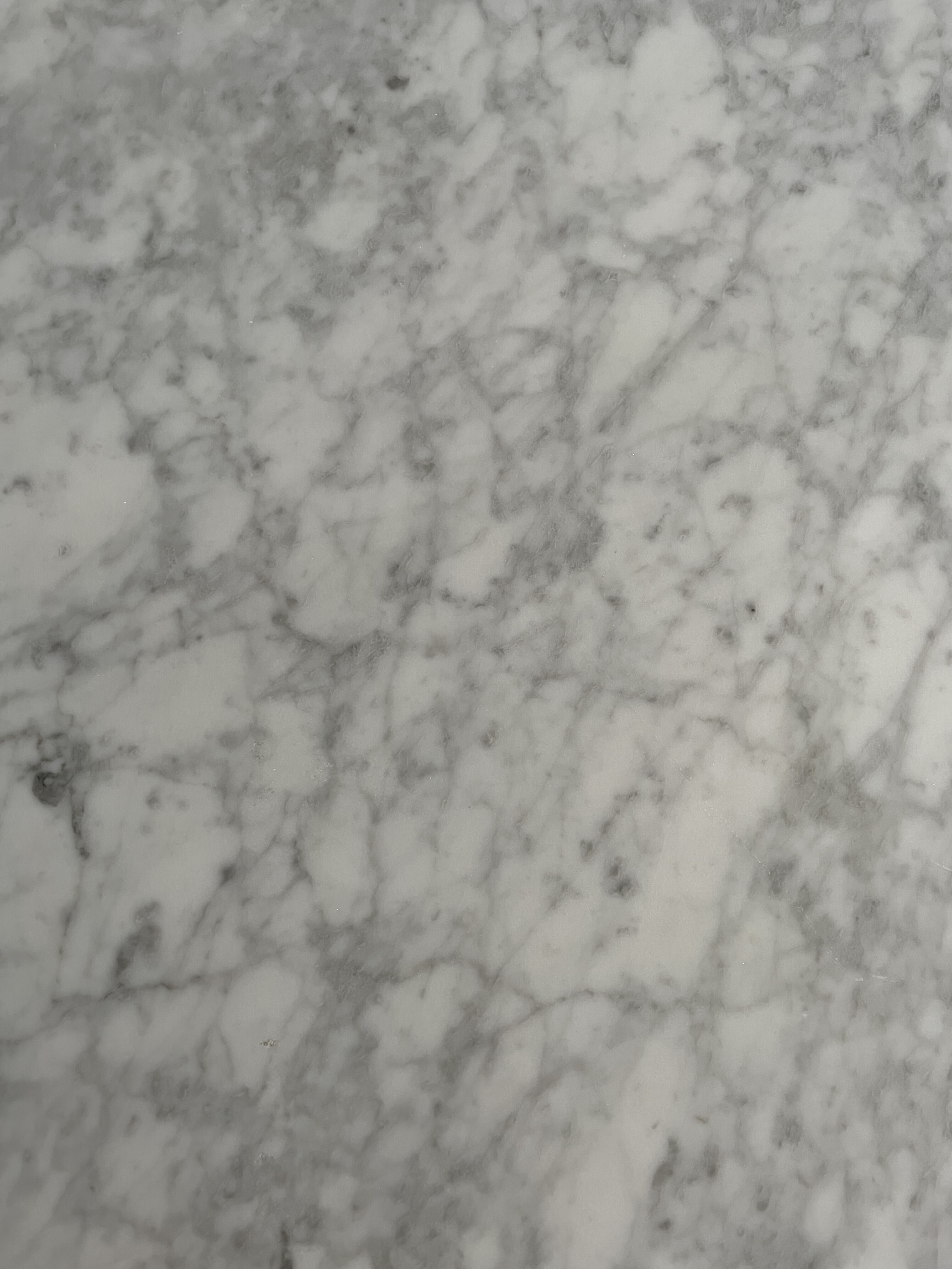 Rectangular coffee table in white marble