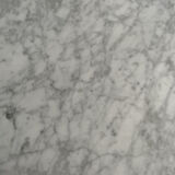 Rectangular coffee table in white marble