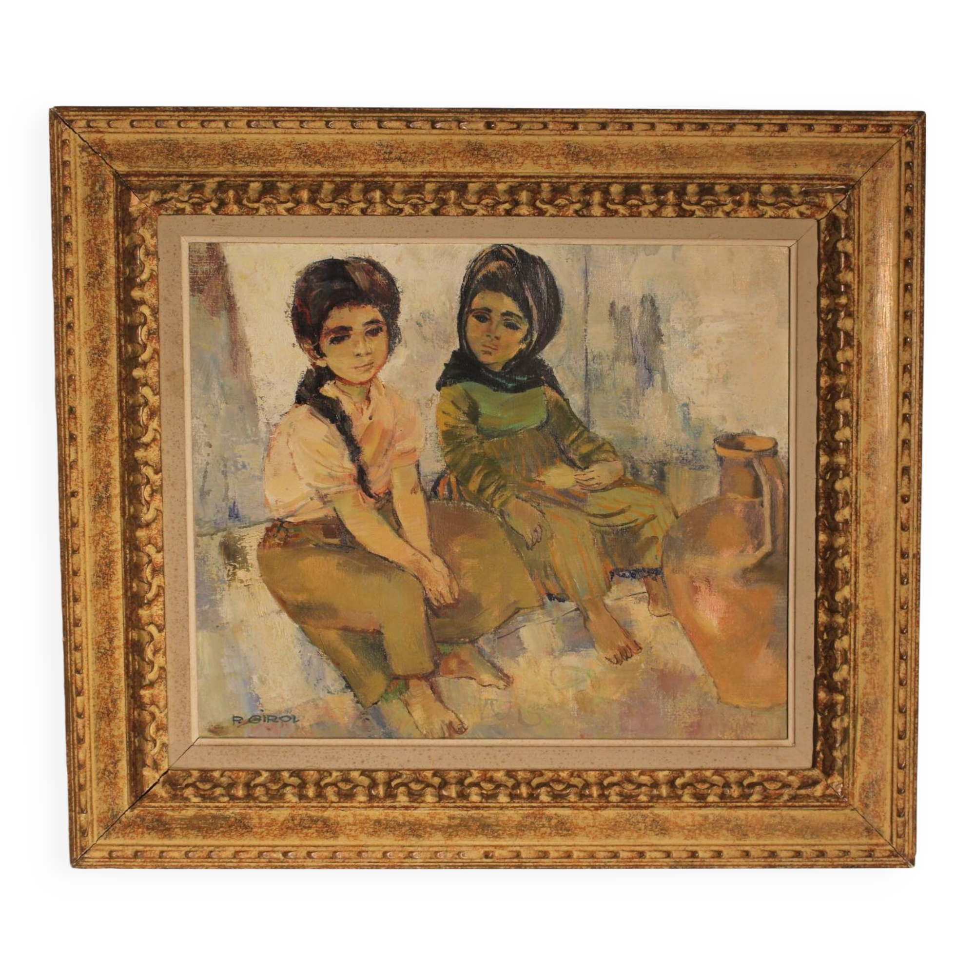 Painting by P. Girol