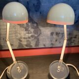 Pair of Space Age lamps - 70s - Kréo Lite Model NA 718