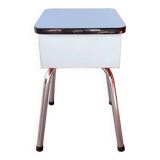60s blue formica chest stool