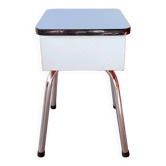 60s blue formica chest stool