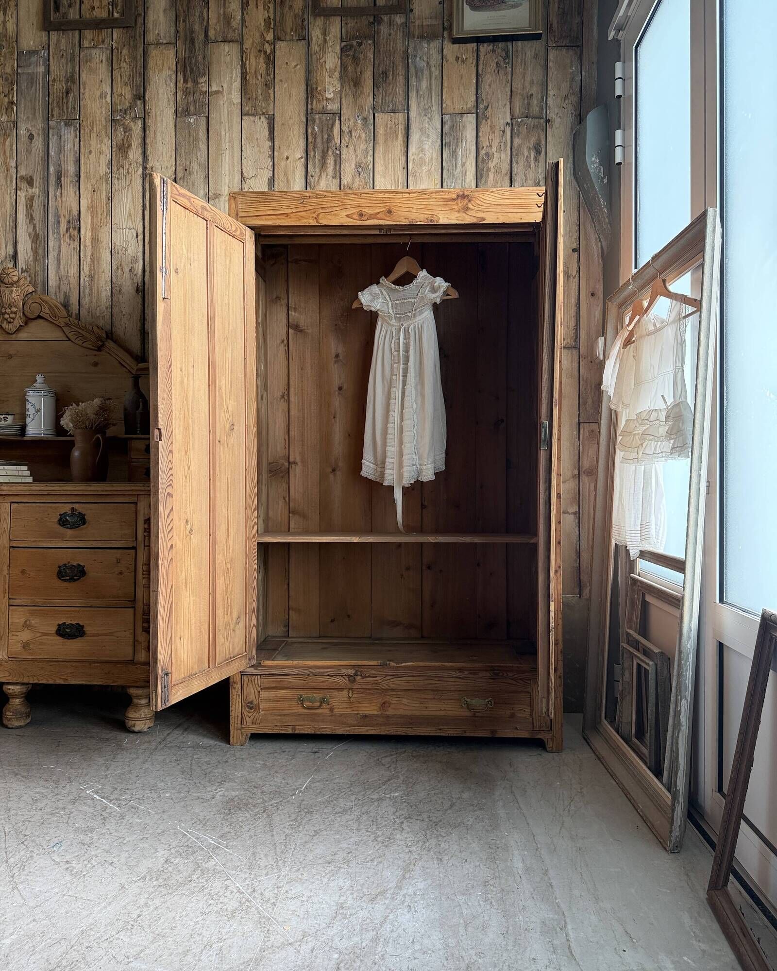 Czech Art Nouveau wardrobe