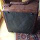 Vintage brown leather armchair