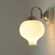Set of 2 Vintage Wall Lamps: Mid Century Modern Sconces, Yugoslavia 1970's