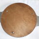 Round mirror tray polylobed side sockets 40/50 years