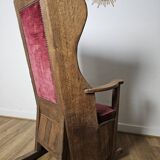 Brutalist Rocking Chair, 19th Century