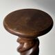Large twisted solid oak column, early 20th century