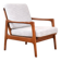 Fauteuil de salon Mid-Century par Illum Wikkelsø, années 1960.