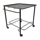 Trolley in perforated sheet metal