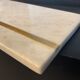Vintage top in Carrara marble and brass 70s