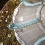 Vintage glass portable lamp or pendant lamp