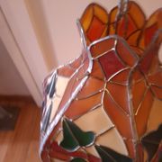 Tiffany-style stained glass pendant light