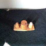 Serviteur sel poivre en bois d'olivier