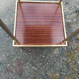 Gold chrome formica shelf harness