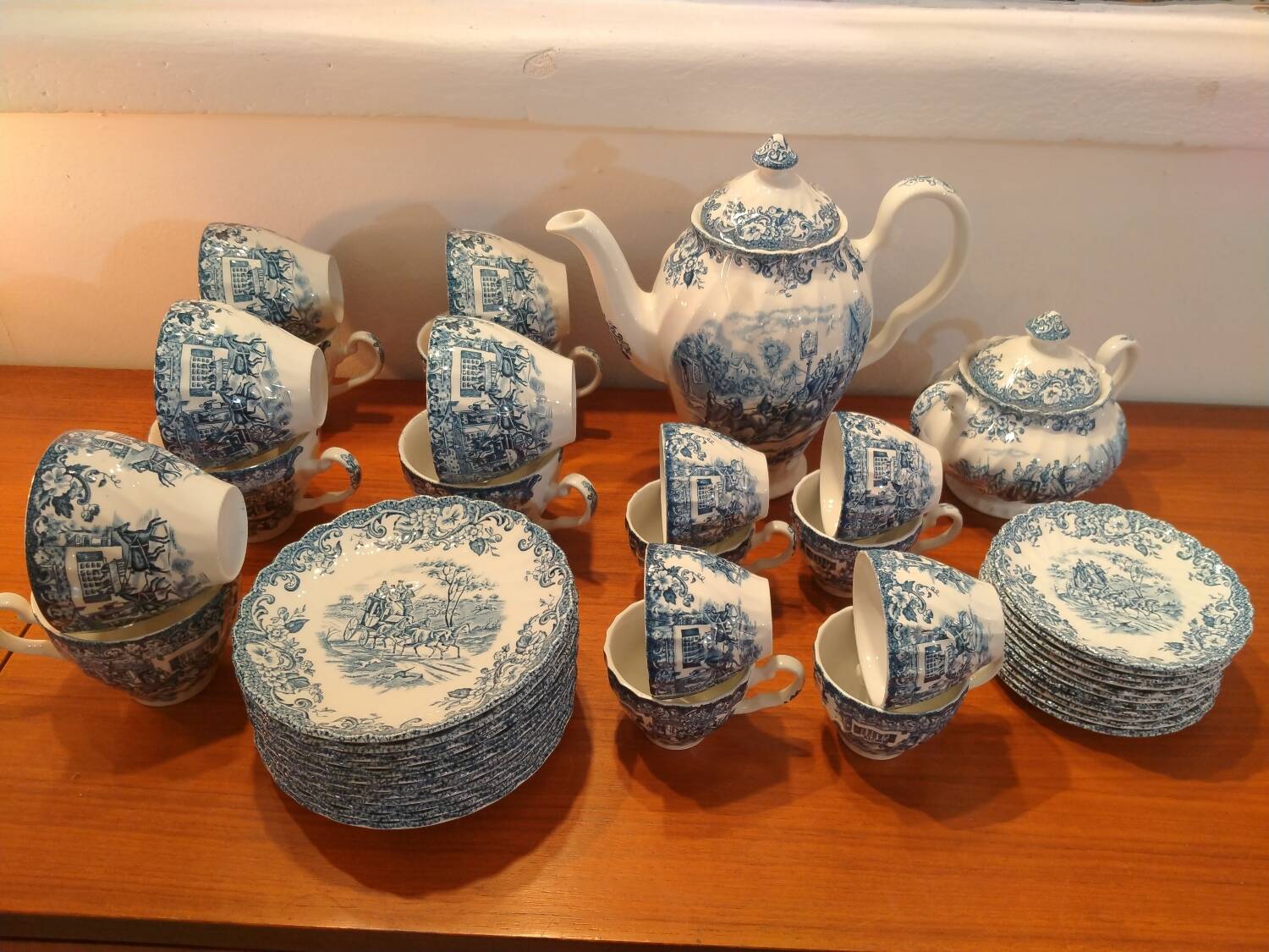 Johnson Bros England tea service café