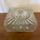 Antique Wall Lamp Ceiling Light Molded Glass + Vintage Black Metal Bracket