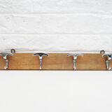 Vintage wood wall hanging Coat Rack
