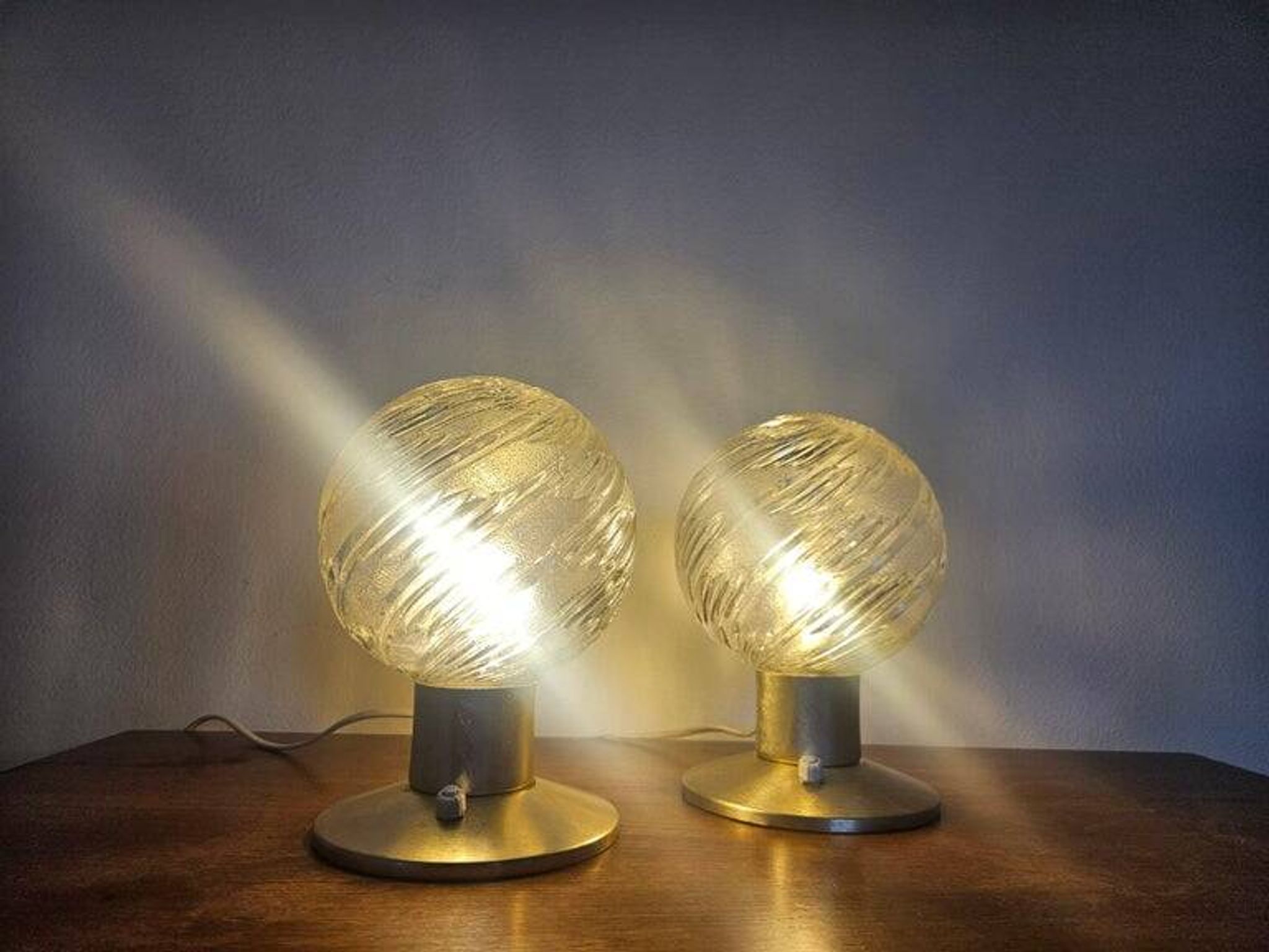 Pair of Midcentury Table Lamps, Richard Essig, Germany, 1970s