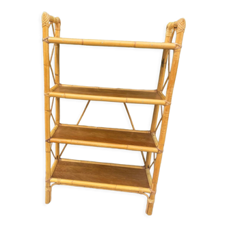 Vintage rattan standing