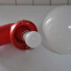 Danish wall light design indus red pipe