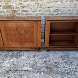 Enfilade vitrée en acajou, 1950