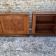 Mahogany glass sideboard, 1950