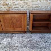 Mahogany glass sideboard, 1950