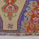 Tapis anatolien rouge et bleu sku 2596