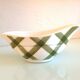 Moulin des Loups green tablecloth model gravy boat / 50s-60s