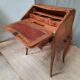 Louis XV style slope secretary desk in marquetry