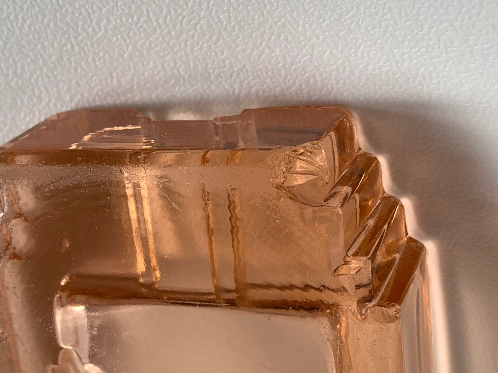 Art deco ashtray with nude woman décor