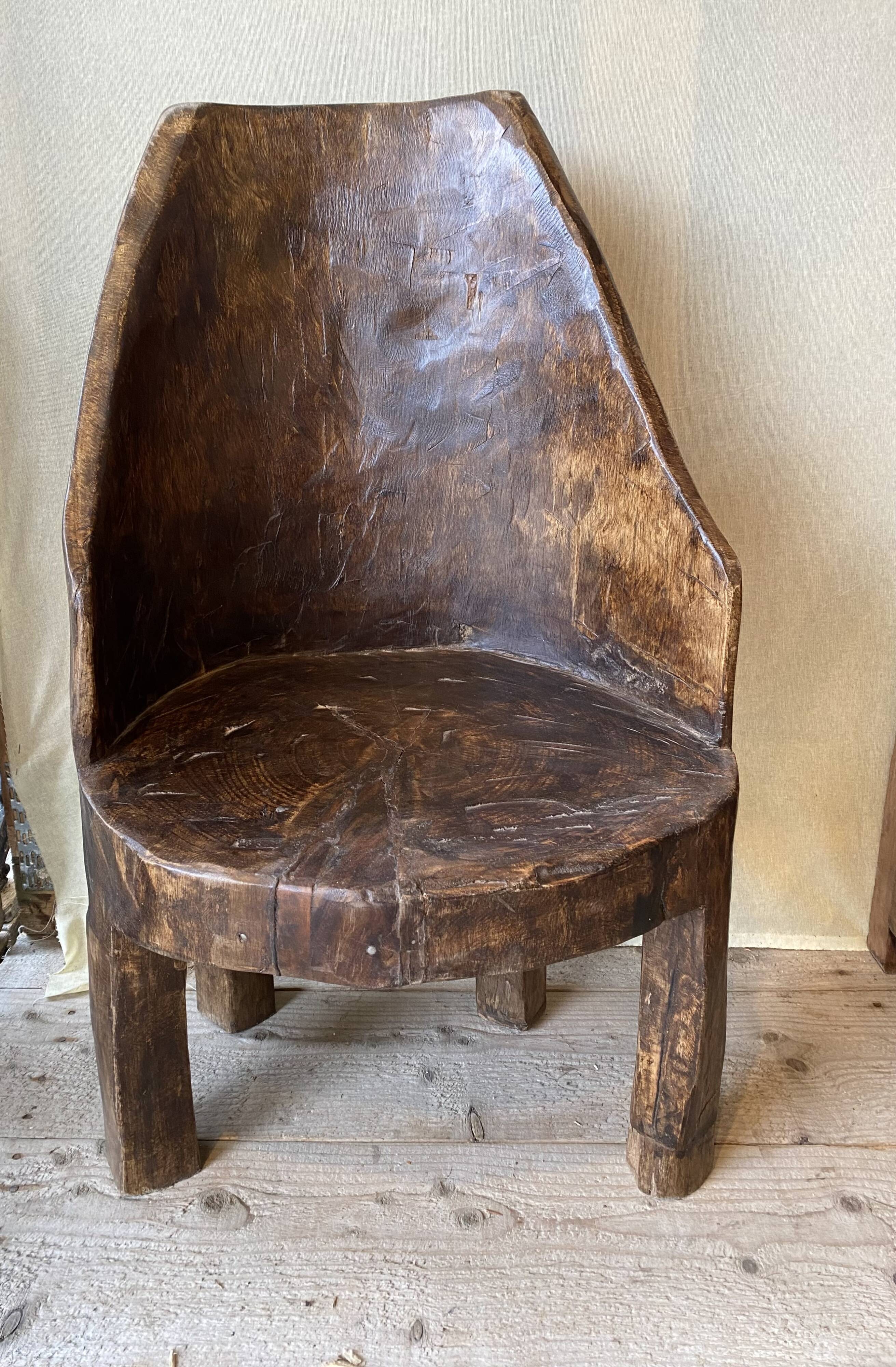 Naga wooden armchair