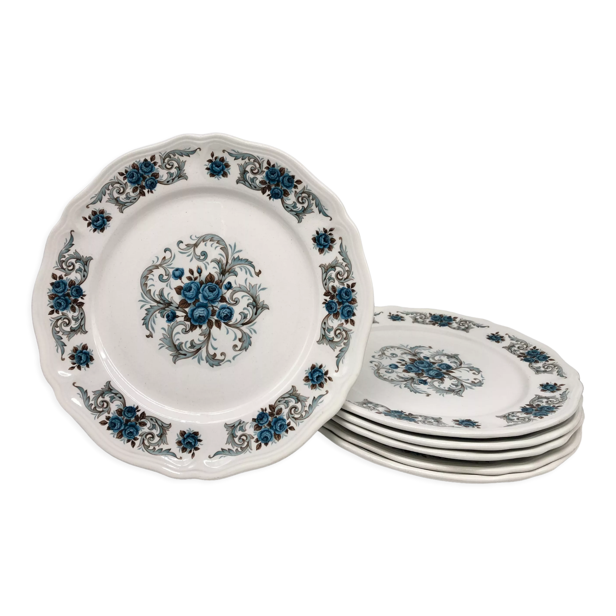 6 flat plates orchies moulin des loups, model sevigné
