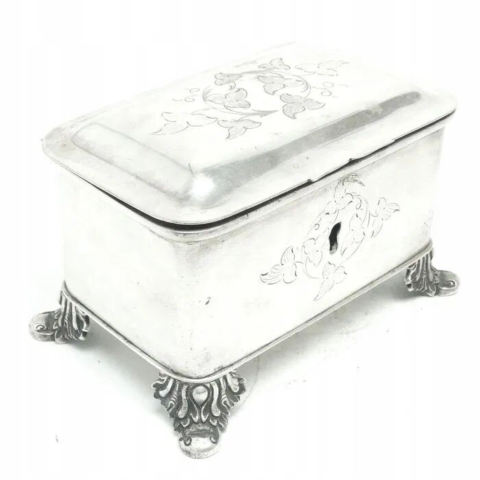 Biedermeier Sugar Bowl with Box